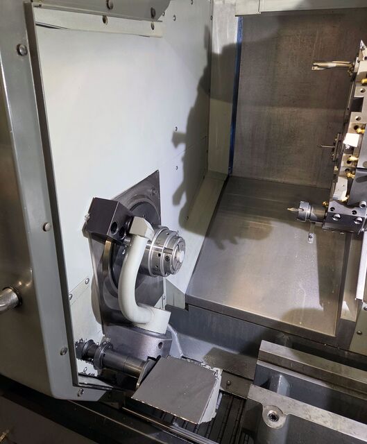 Haas #ST-10, CNC lathe, 16.5" swing, 12" max cutting diameter, 7.9" X, 16" Z, 2.31" bore, A2-5, 6000 RPM - Image 3