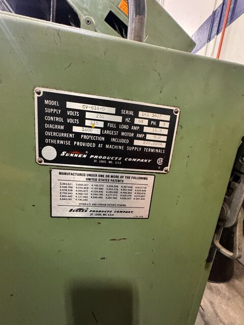 Sunnen #CV-616-D, Cylinder King automatic vertical honing machine, 230 V., 3 Ph. - Image 5