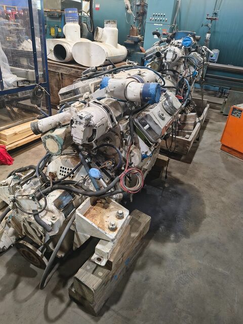 735 HP Detroit Diesel #8V92TA, diesel marine engine, LOT of 2 - Image 10