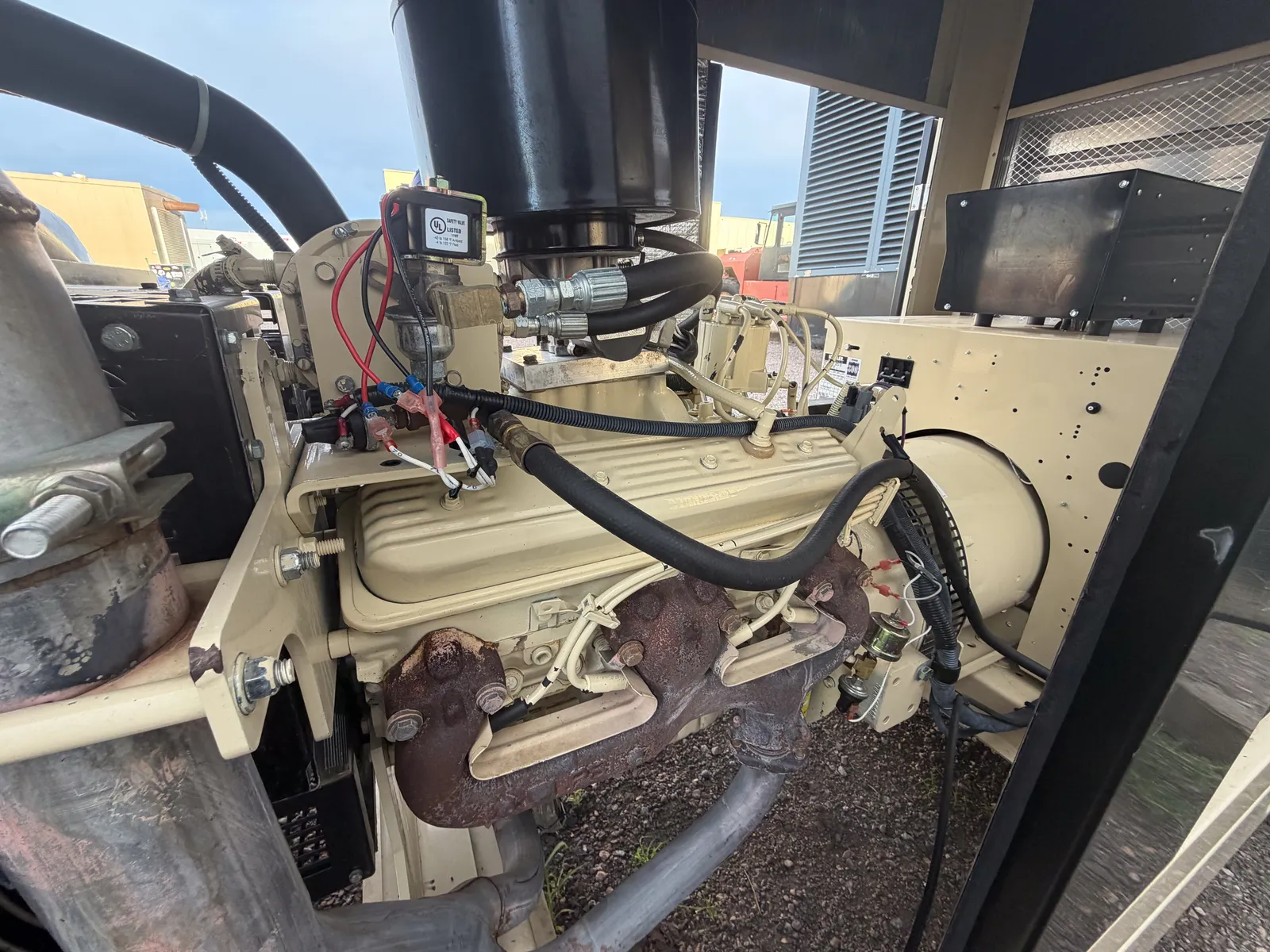 54 KW Kohler / Rehlko #GM-5.0L, liquid propane generator, WPE/SAE, 120/240 Volts, 714 hours, 2006 - Image 4