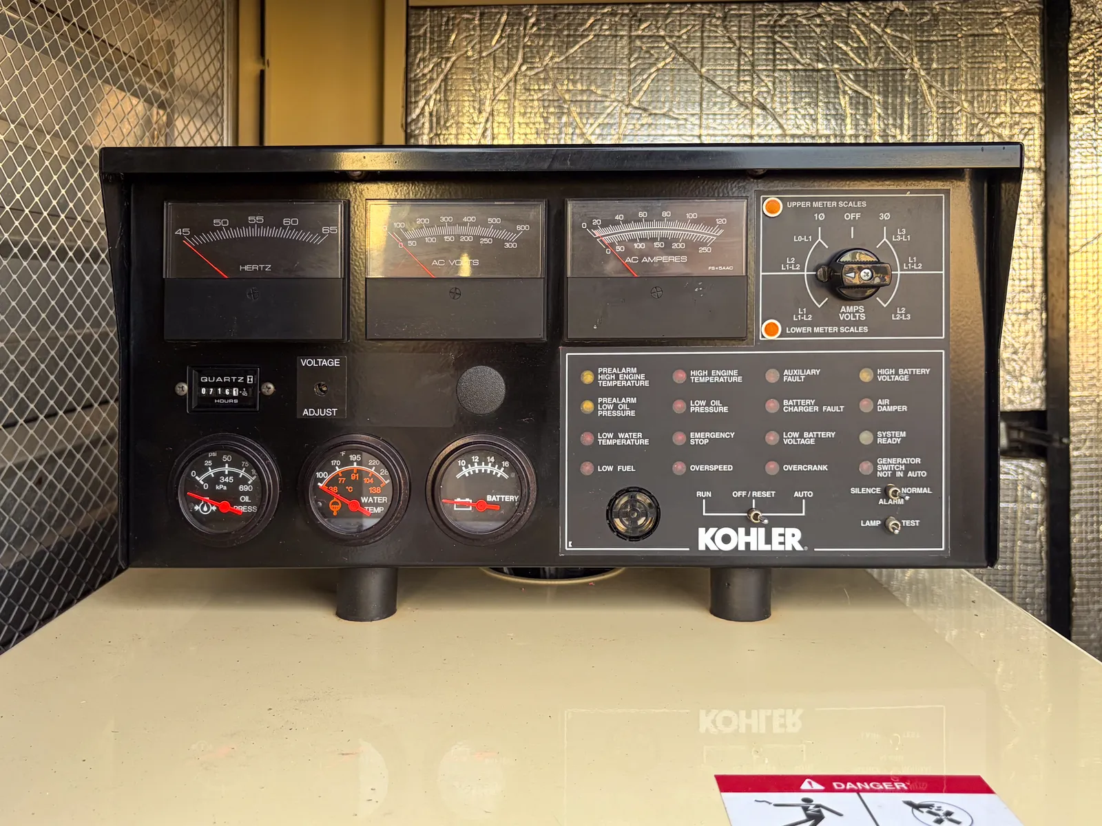 54 KW Kohler / Rehlko #GM-5.0L, liquid propane generator, WPE/SAE, 120/240 Volts, 714 hours, 2006 - Image 6