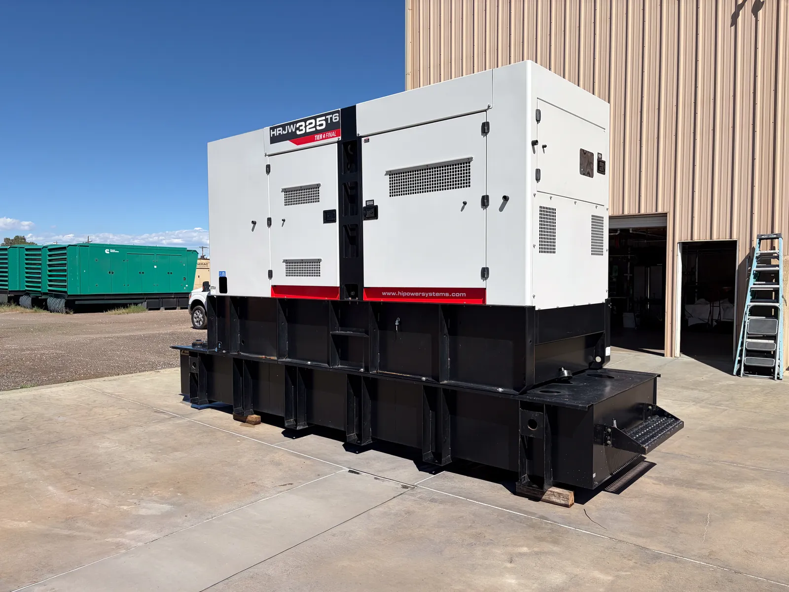260 KW Hipower HTW #6090HFG06, diesel generator, enclosed, 480 Volts, 630 hours, 2020 - Image 2