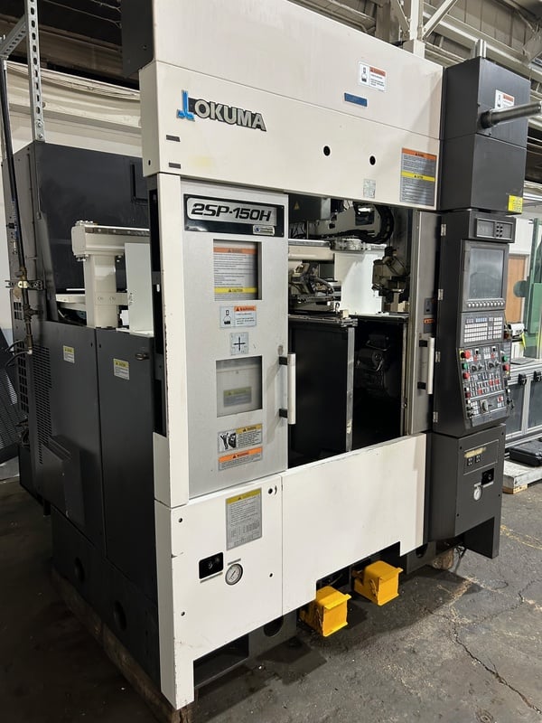 Okuma #2SP-150H, CNC lathe, OSP-P300L Control, 13.7" swing, 3-jaw 8" chuck, 2" bar, pendant Control, 2015 - Image 2