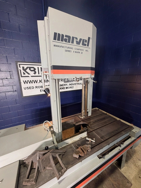 18" x 22" Marvel #Series-8-Mark-II, tilting column vertical band saw, 174" x 1" blade, 450 FPM, 2 HP - Image 5
