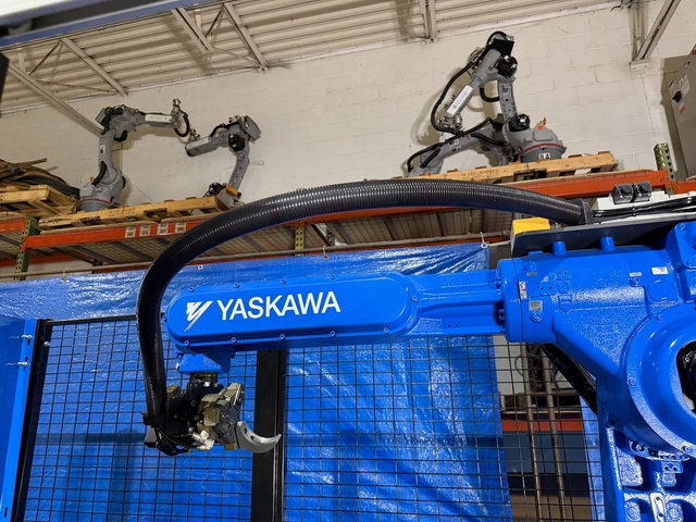 Yaskawa Motoman HP20D, 6-Axis Robot, 20 kg payload, 1717 mm reach, LoadWorld machine tending cell, DX100 - Image 3