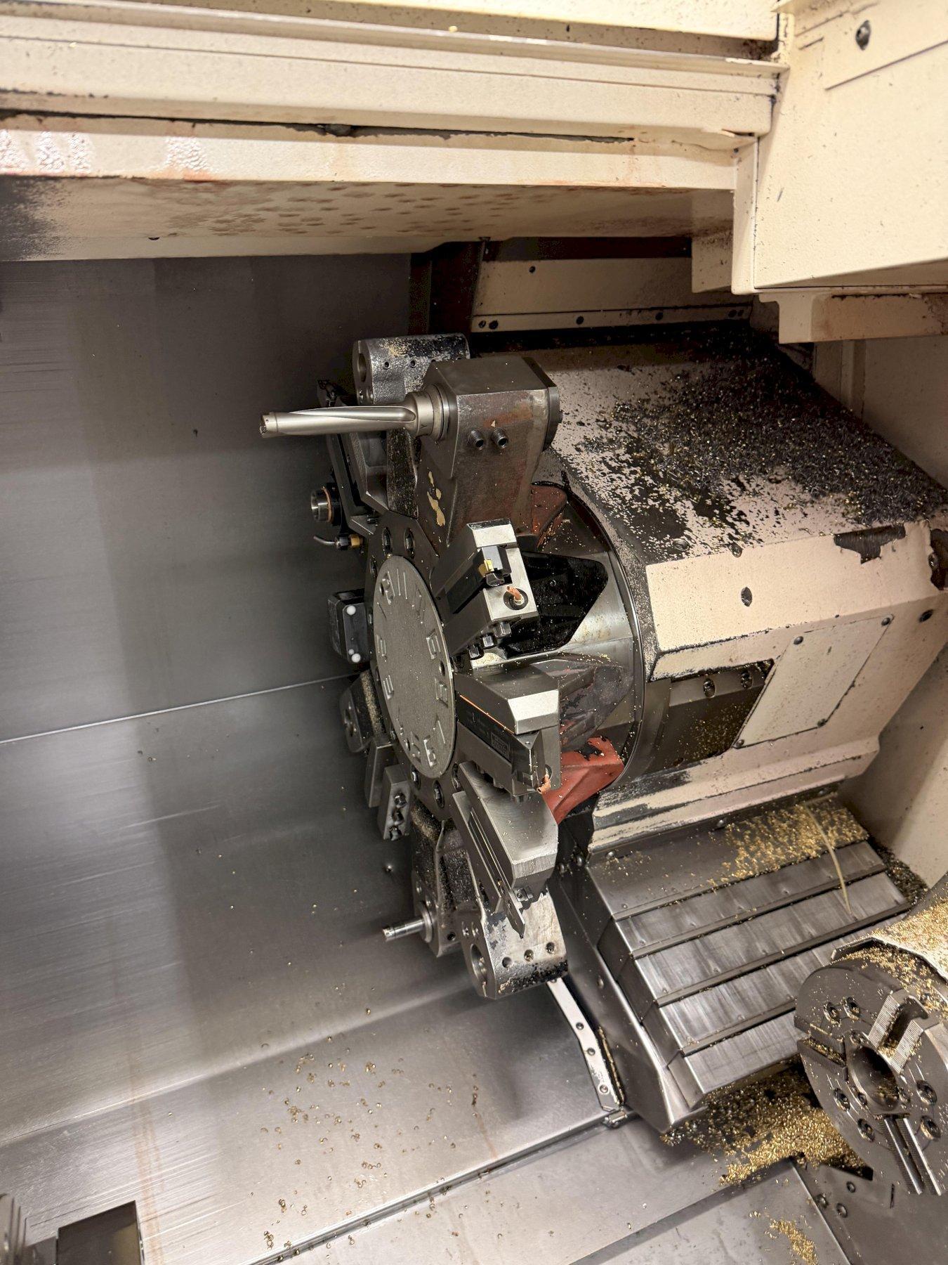 Mazak #Quick-Turn-Nexus-250MSY-II, CNC turning lathe, 26.5" swing, 8" chuck, 3" bar, 14.96" dia., 21.27" - Image 9