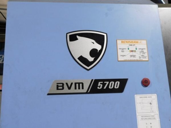 Daewoo Doosan #BVM5700, CNC vertical machining center, 41.3" X, 22.4" Y, 18.1" Z, 15000 RPM, #40, 50 HP - Image 7