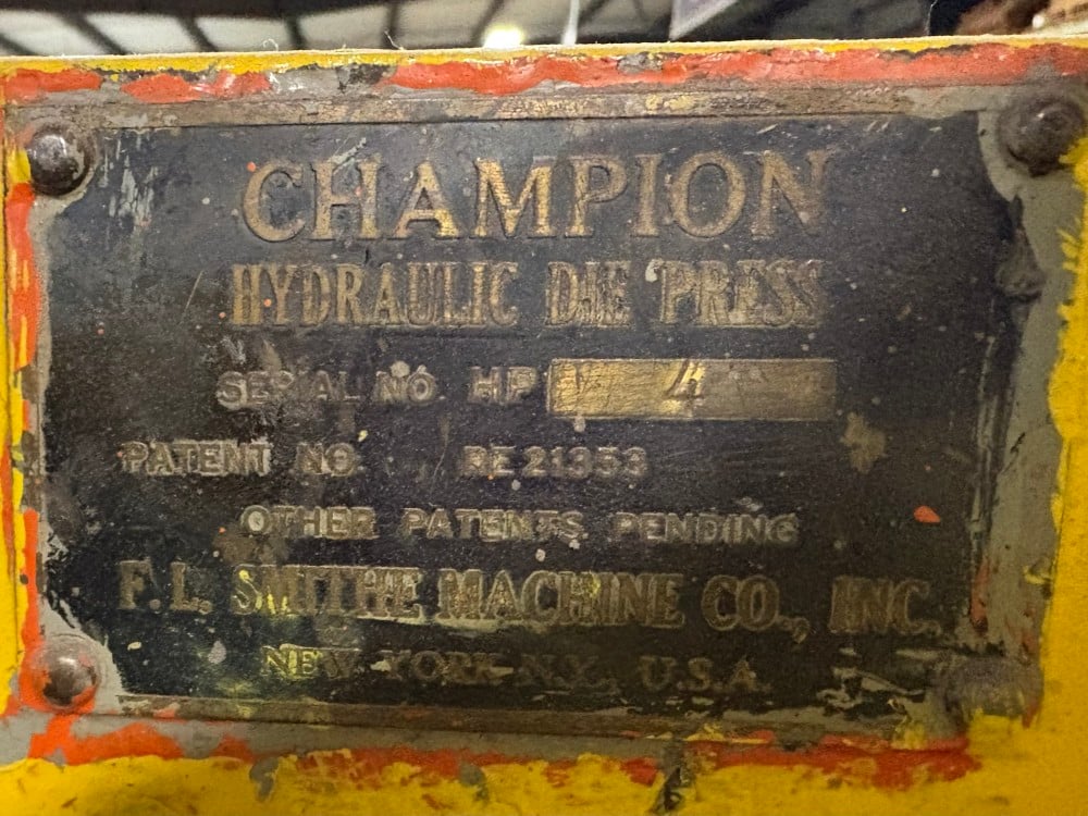 FL Smithe #HP, Hydraulic Press - Image 2