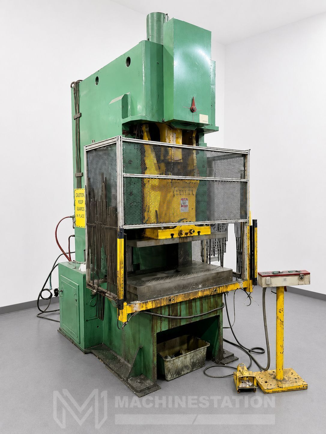 100 Ton, Aida #PP-XGC-100, single point gap frame press, 6.69" stroke, 13.78" Shut Height, 12" throat, 50 - Image 1