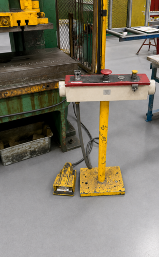 100 Ton, Aida #PP-XGC-100, single point gap frame press, 6.69" stroke, 13.78" Shut Height, 12" throat, 50 - Image 7