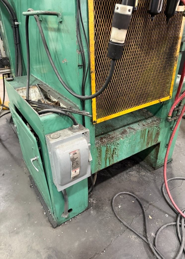 100 Ton, Aida #PP-XGC-100, single point gap frame press, 6.69" stroke, 13.78" Shut Height, 12" throat, 50 - Image 10
