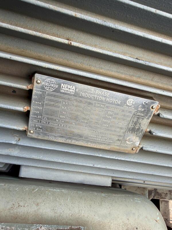 66,000 cfm IVI #PA16x24x144, Top Access Pulse Bag Dust Collector, 150 HP Worldwide motor, New York Blower - Image 3