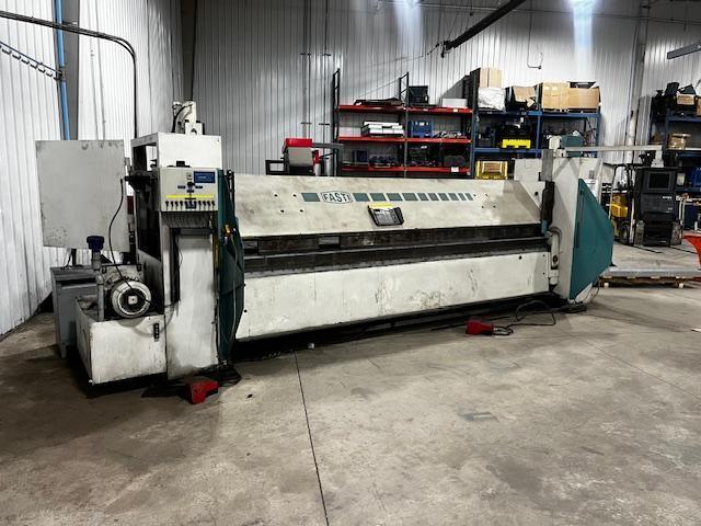 162" x 11 gauge Fasti #225-40-3.0, hydraulic CNC folding machine - Image 1
