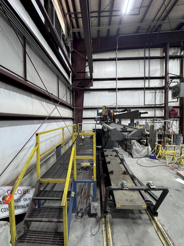 12' Bancroft Miller, linear sub-arc seam welder, w/ Lincoln Idealarc #AC1200 welder - Image 2