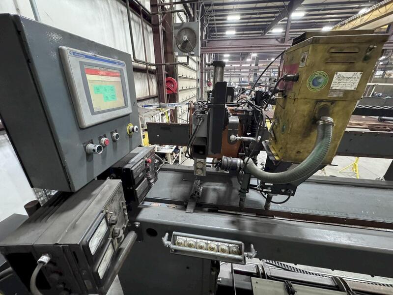 12' Bancroft Miller, linear sub-arc seam welder, w/ Lincoln Idealarc #AC1200 welder - Image 5