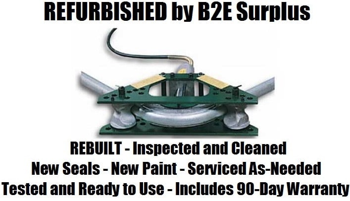 4" Greenlee #777, Rigid Conduit Bender, 1-1/4" - 2" One-Shot, 2-1/2" - 4" Segment, Without Pump, Refurbished - Image 1