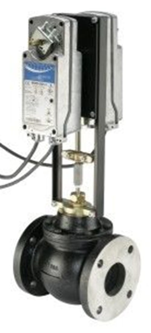 Johnson Controls #VG2231VM/292NBGA, 4 Globe Valve, Flanged, Spring Return, 150Cv, NEW - Image 1