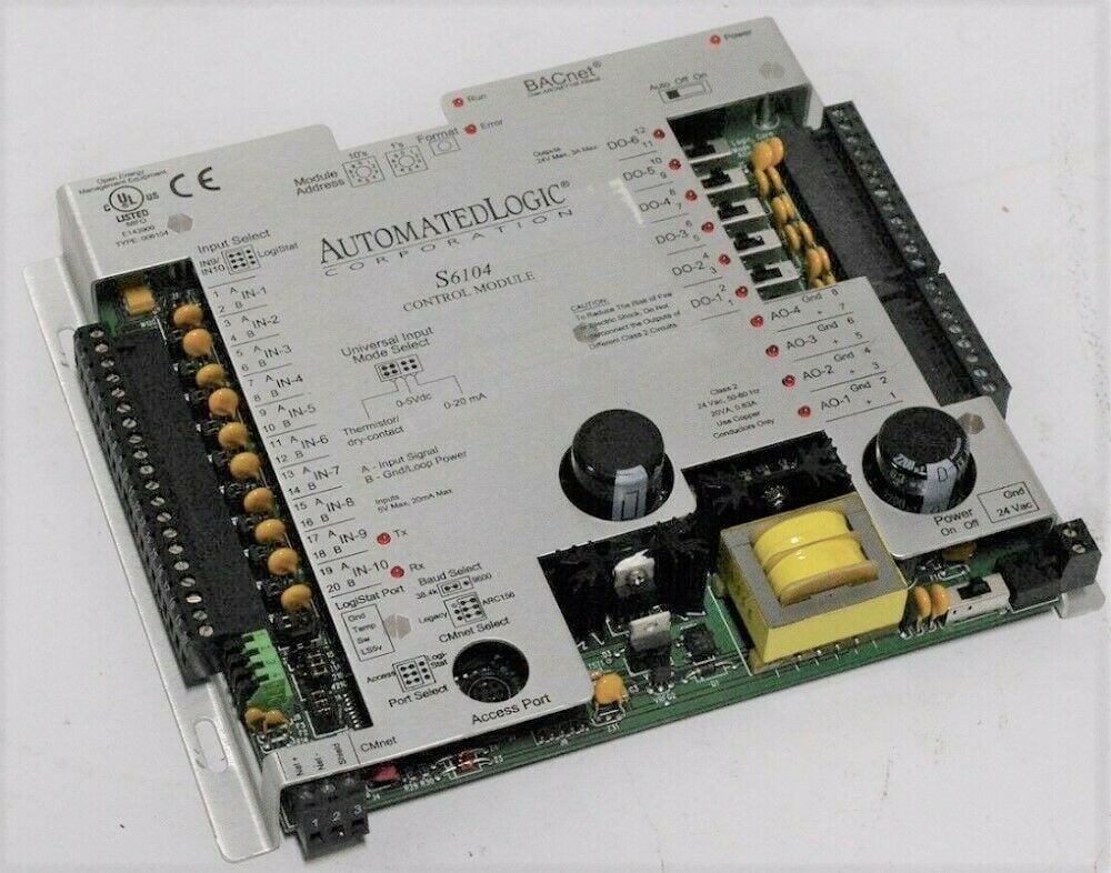Automated Logic #S6104, Single Equipment Controller, 20 Point, NEW - Image 1