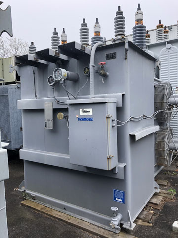 5000/5600/6250/7000 kVA, 34400 Delta Primary, 12470/7200 WYE Secondary, ABB Substation - Image 2