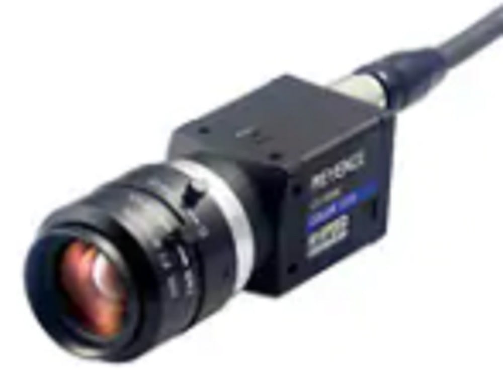 Keyence #CV-035C, Intuitive Vision System, Digital Double-Speed Color Camera, Refurbished - Image 1