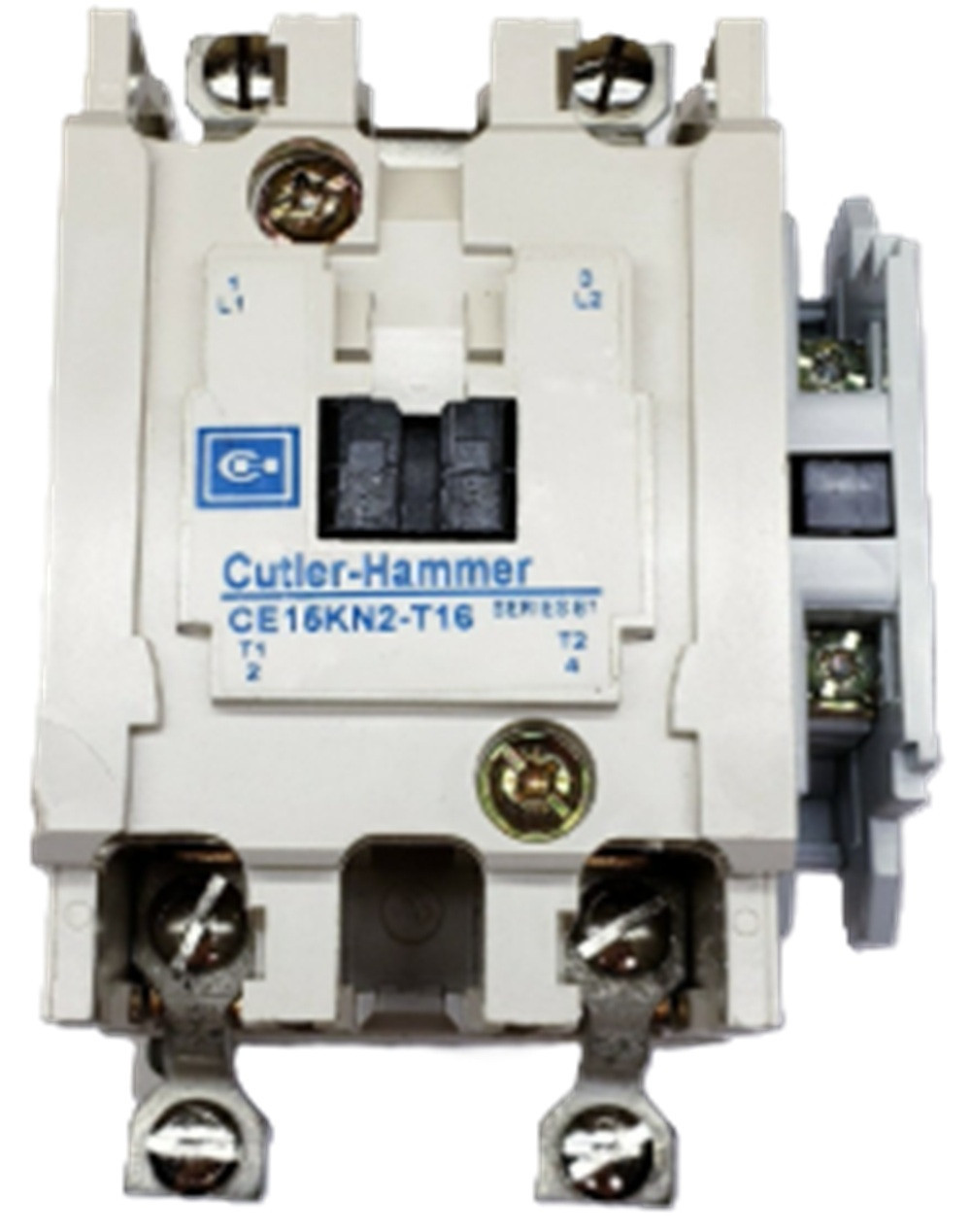 73 Amp, Eaton #CE15KNS2AB-T16, IEC Contactor, 2-Pole, 110-120 Volts AC, NEW - Image 1