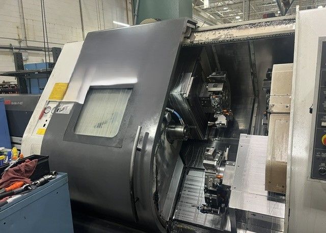 Nakamura Tome #Super-NTM3, cnc lathe, 7.48" diameter x 8.07" L max, 2.5" bar, A2-6 spindle, 20 HP, 5000 RPM - Image 2