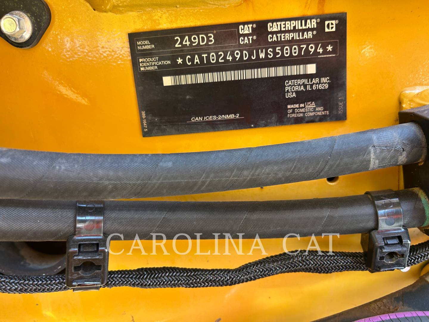 Caterpillar 249D3, 1621 hours, S/N: WS500794, 2021 - Image 6
