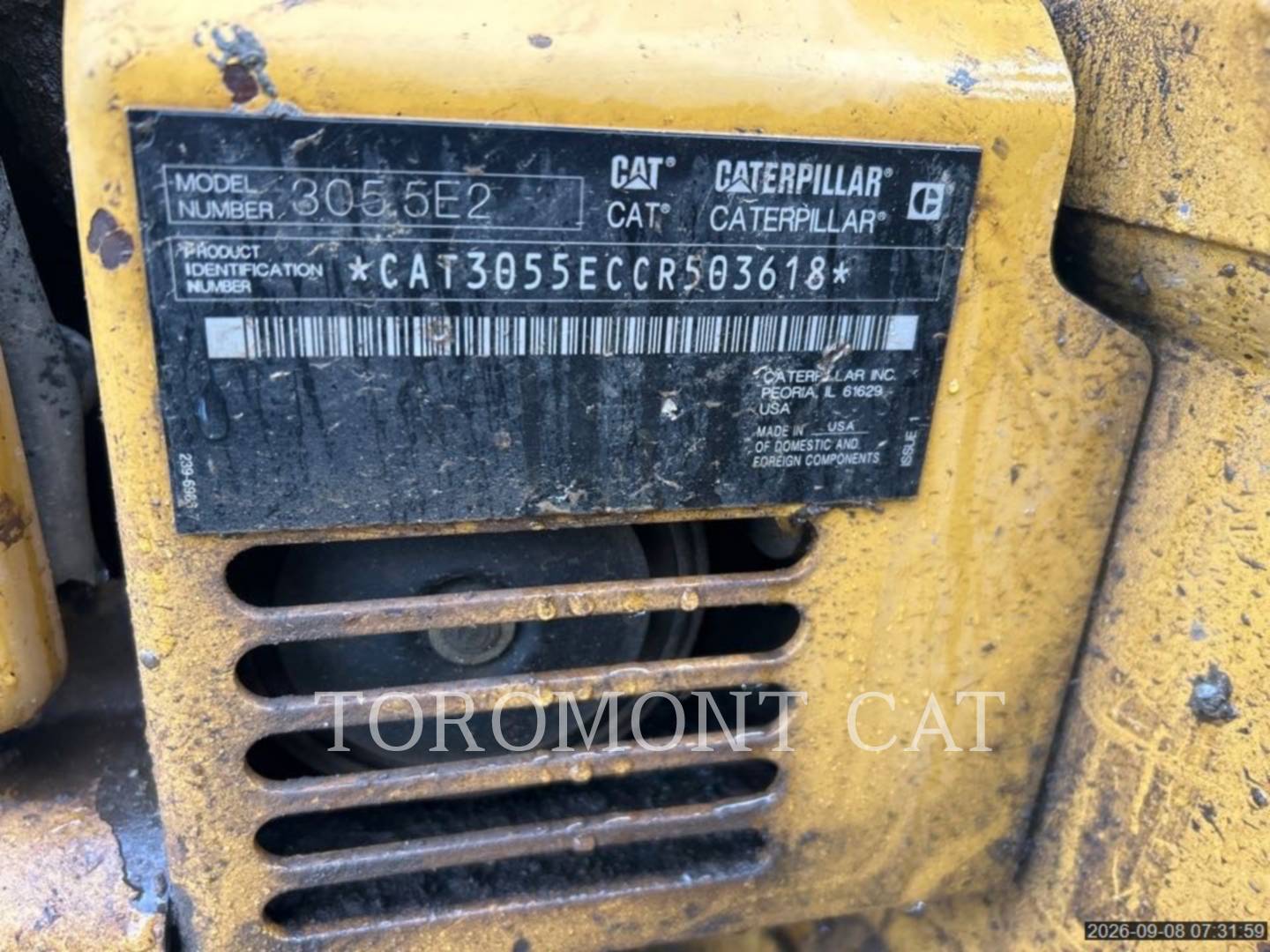 Cat 305.5E2, Mini Excavator, 1880 hours, S/N: CR503618, 2017 - Image 6