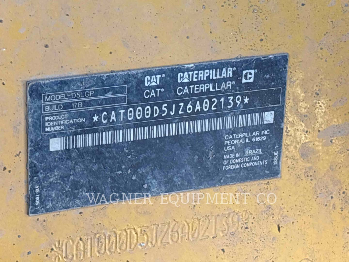 Caterpillar D5 LGP VPAT, 1453 hours, S/N: Z6A02139, 2023 - Image 6