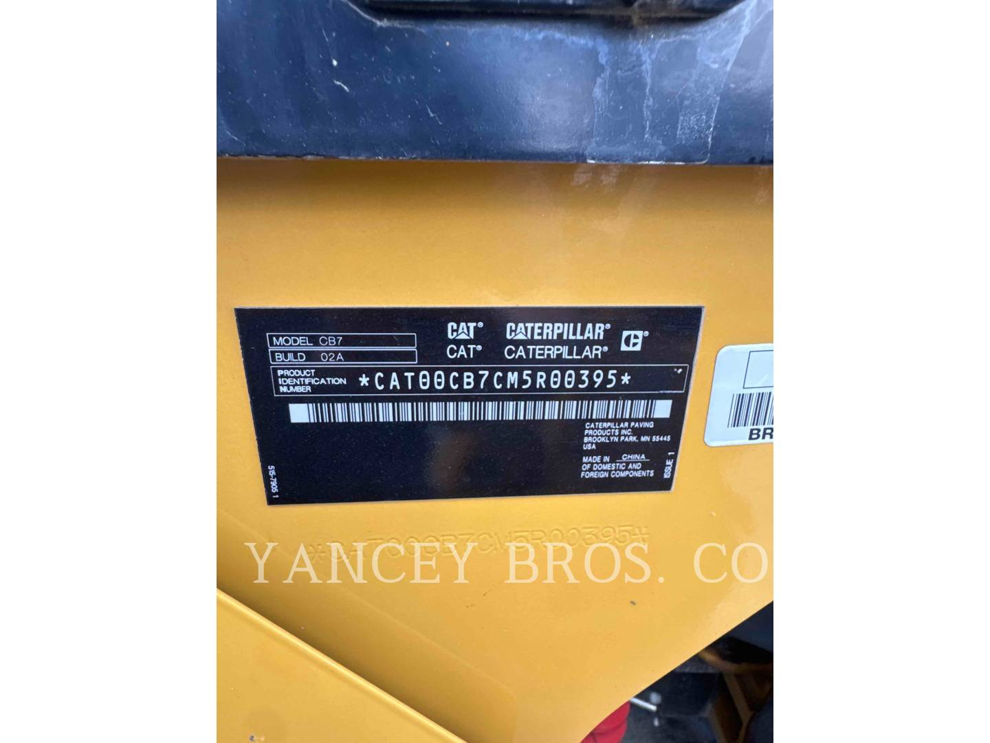 Caterpillar CB702, Compactor, 67 hours, S/N: M5R00395, 2024 - Image 6