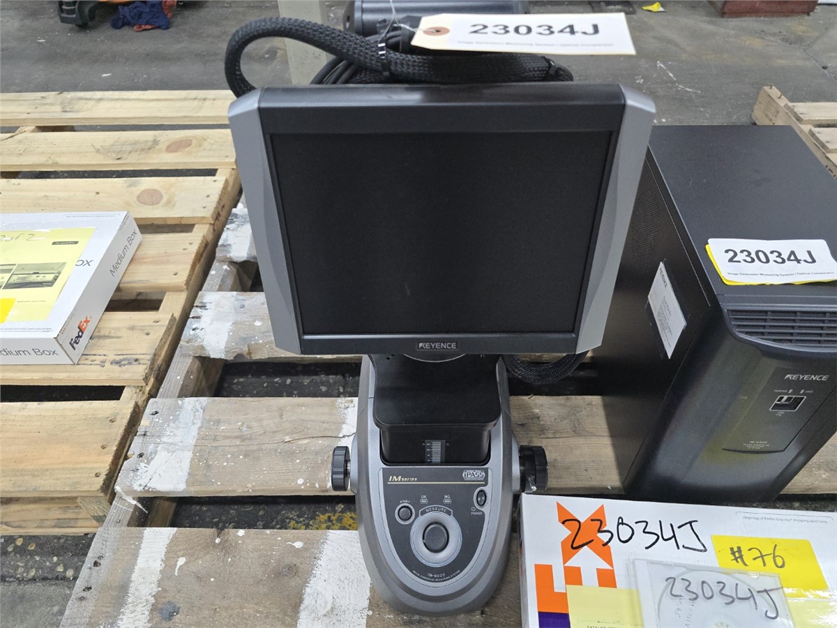 Keyence #IM-6020, image dimension measuring system, 3.94" diameter wide-field measuring area, 6.6 megapixel - Image 7