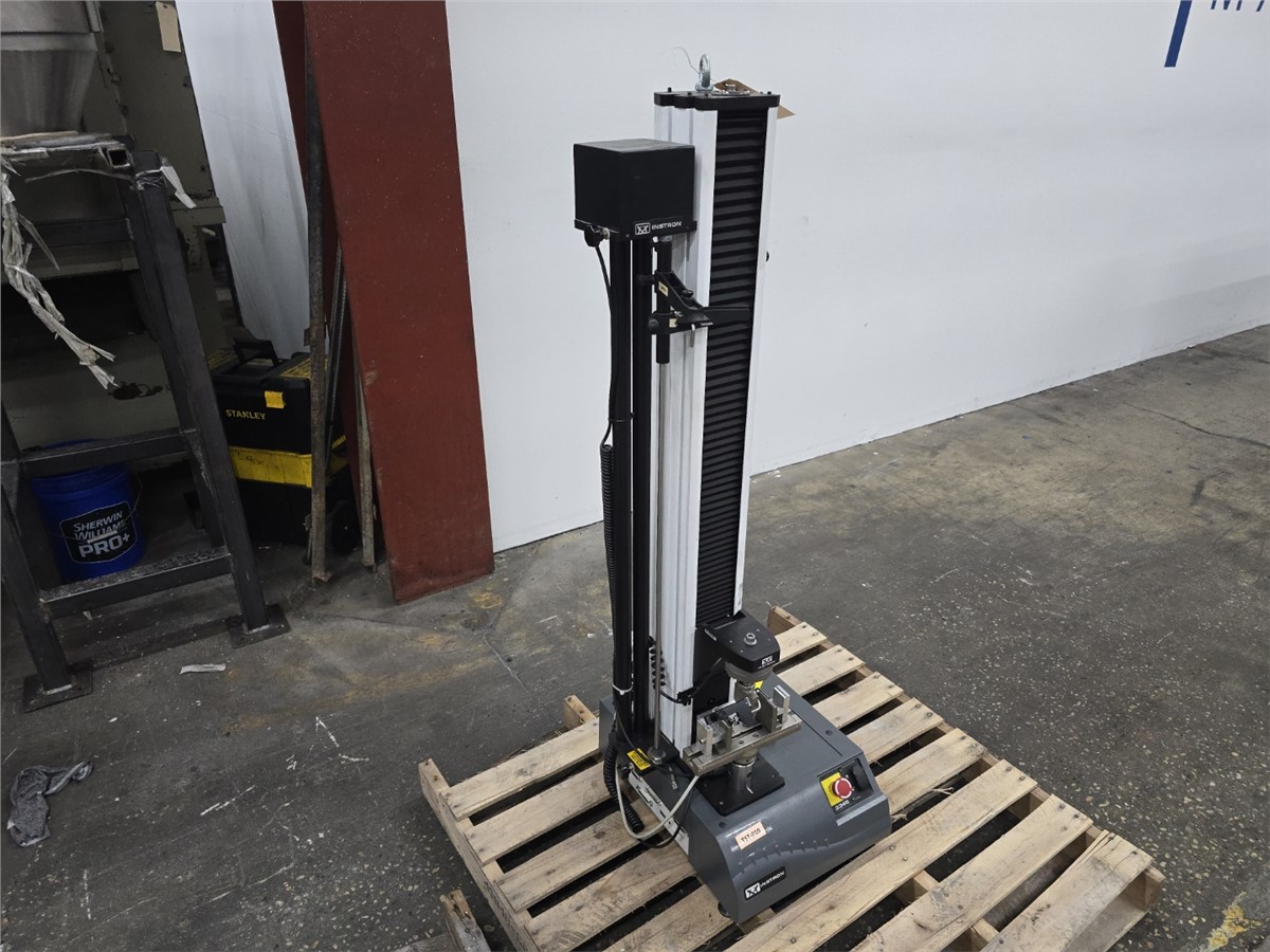 1125 lbf (5 kN) Instron #3345, tension & compression testing machine, 44.2" vertical test space, long travel - Image 2