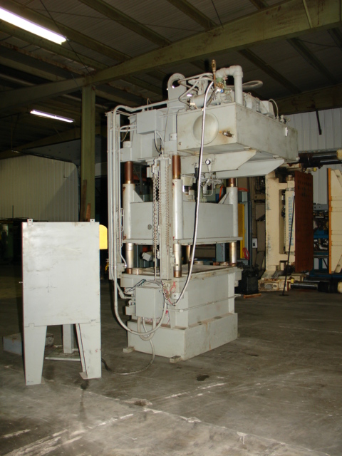 150 Ton, Dake, 48" x38", 4-post, down-act, 15" stroke, 15" daylight, 41" work hght, AB PLC, 30 HP, #2534 - Image 3