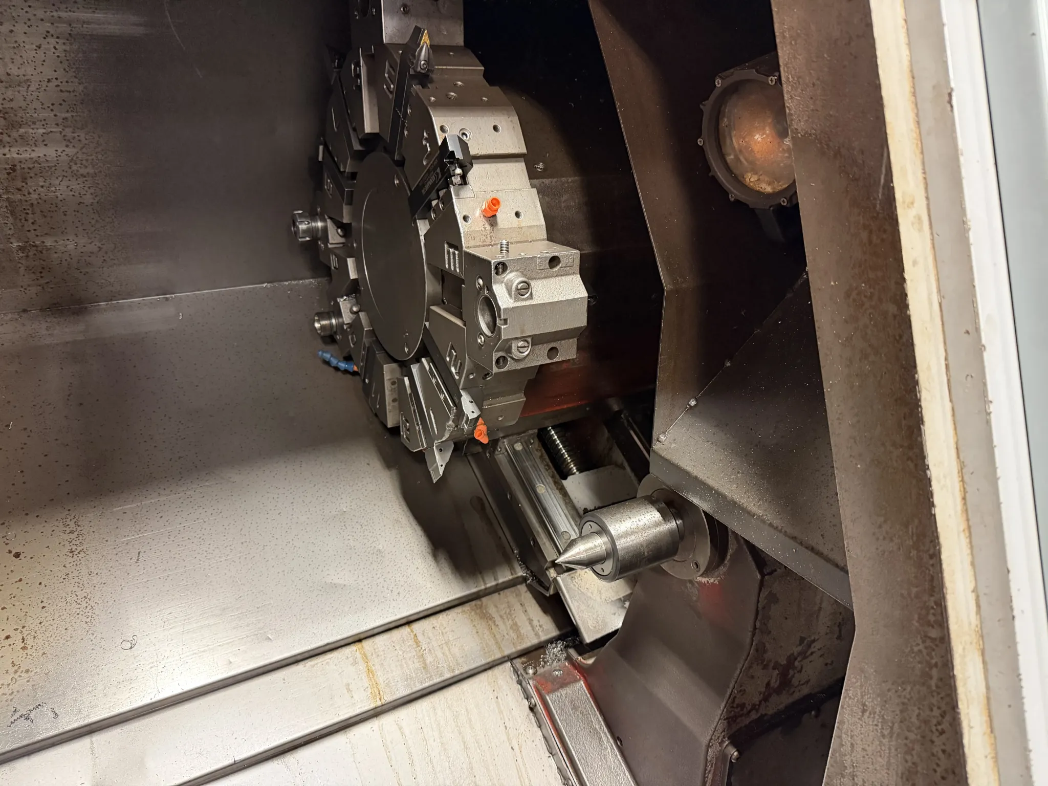 Mazak #Quick-Turn-Nexus-200, CNC Lathe, 24" swing, 8" chuck, 2.5" bar, 5000 RPM, tailstock, chip conveyor - Image 2