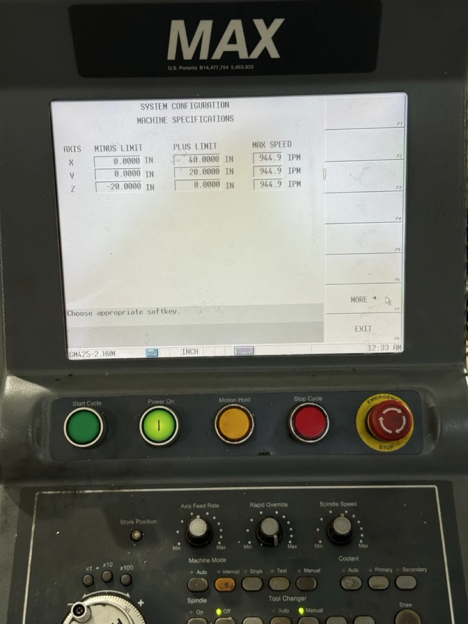 Hurco #VM20I, CNC Vertical Machining Center, 40" X, 20" Y, 20" Z, 20" x 46" table, 20 HP, 12,000 RPM, CAT 40 - Image 7