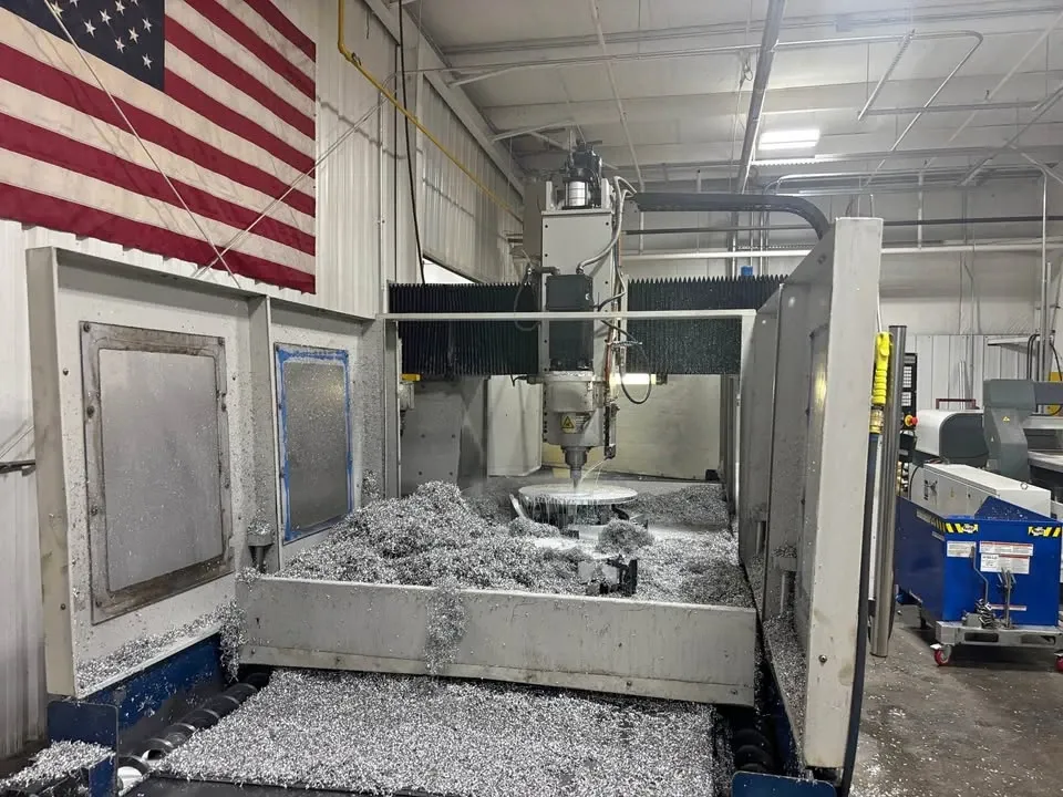 Milltronics #BR60, CNC Vertical Machining Center, 122" X, 60" Y, 23" Z, 96" x 60" table, 24 HP, 10 automatic - Image 1