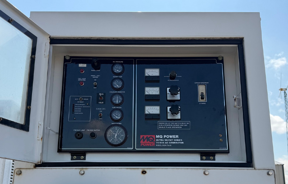 62 KW Multiquip #DCA70USI, diesel generator set, 277/480 Volts, 3-phase, 1800 RPM, Isuzu FF-4BG1T engine - Image 7