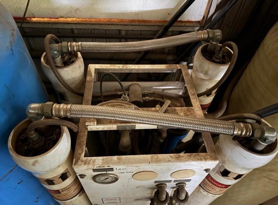 Crane #EPRO-6000, RO unit, 6000 GPD, 155 psi, CE2 Control, 2 tanks - Image 5