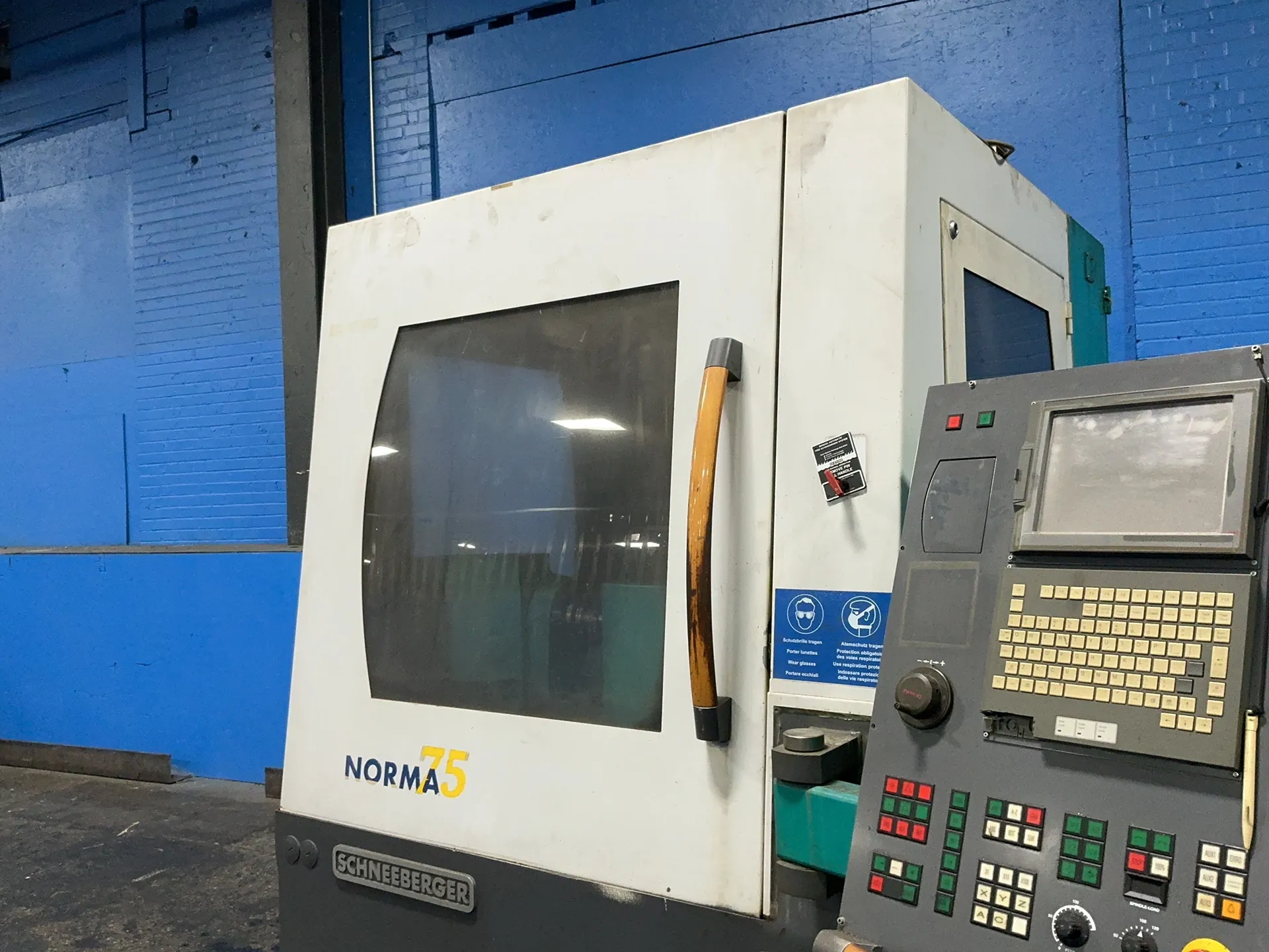 Schneeberger #Norma75, CNC tool & cutter grinder, 12" x 36" capacity, Fanuc control, 208-600 V., 1999 - Image 6