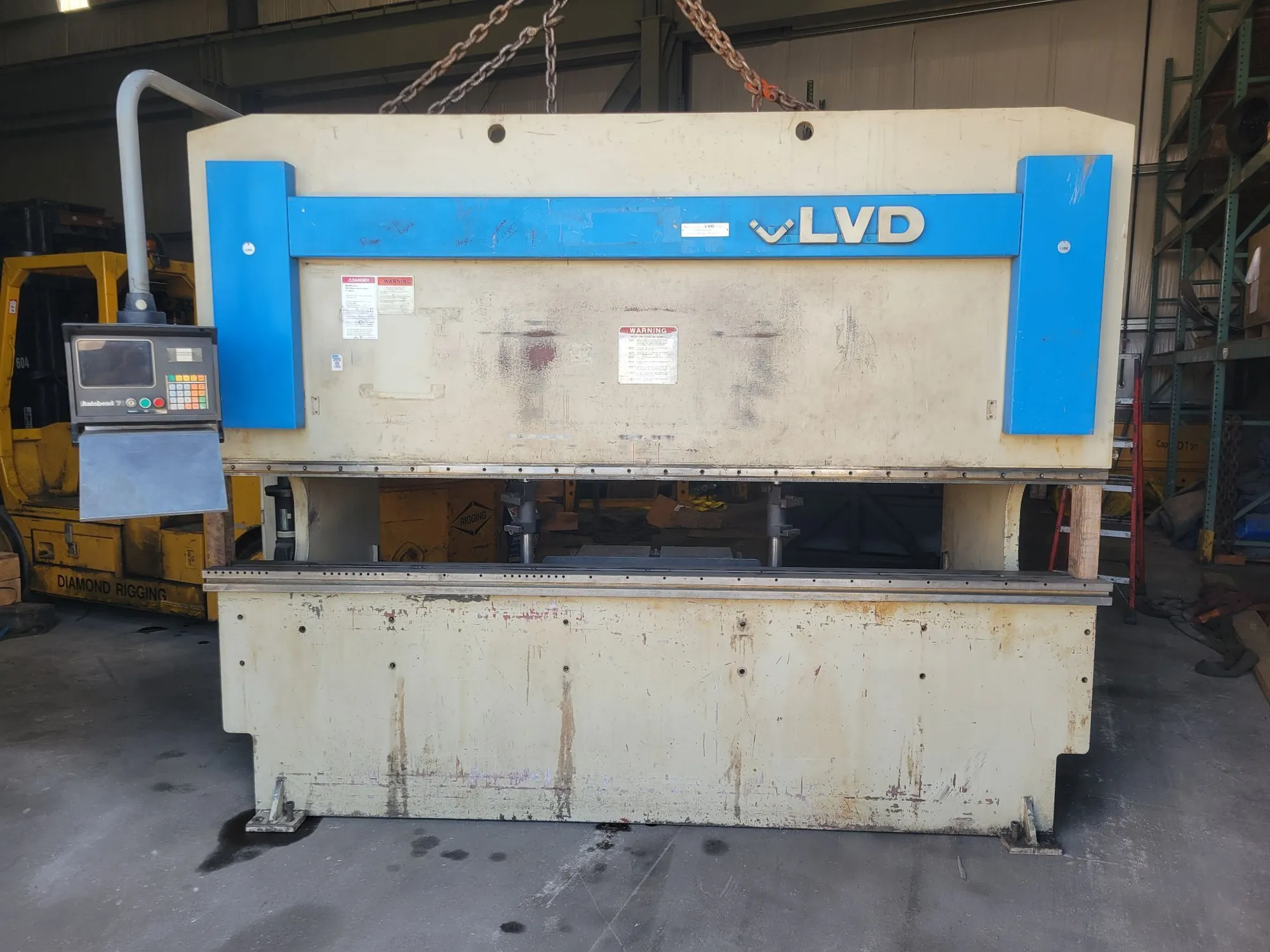 150 Ton, LVD #150-JS-10, hydraulic press brake, 10' overall, 98" between housing, 5.12" stroke, 12.5" open - Image 3