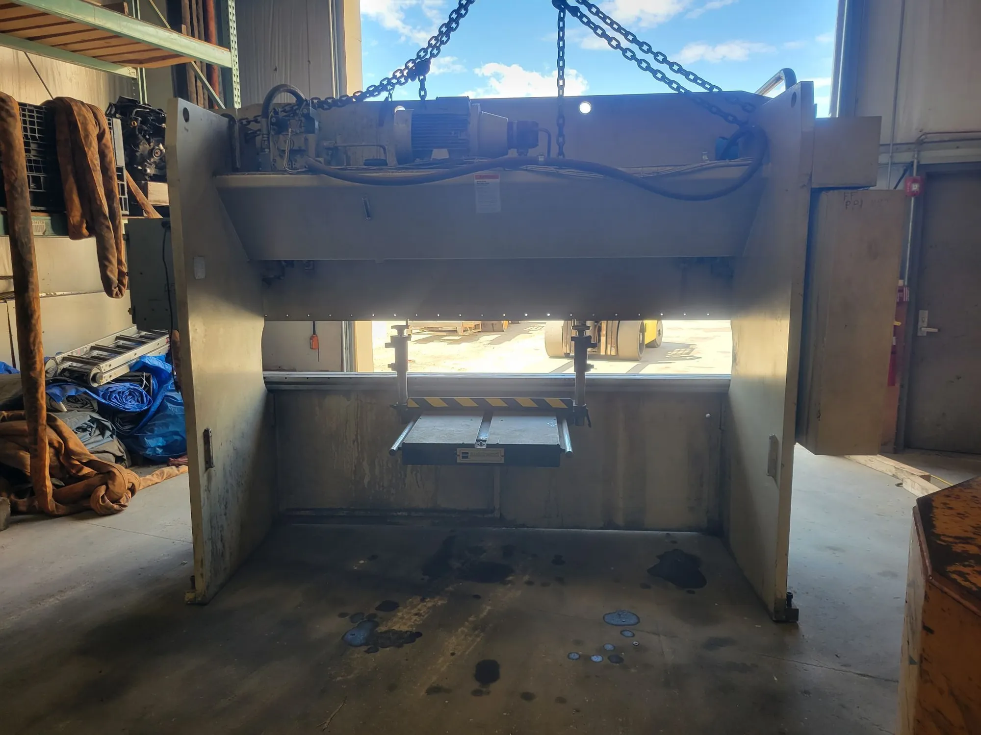 150 Ton, LVD #150-JS-10, hydraulic press brake, 10' overall, 98" between housing, 5.12" stroke, 12.5" open - Image 8