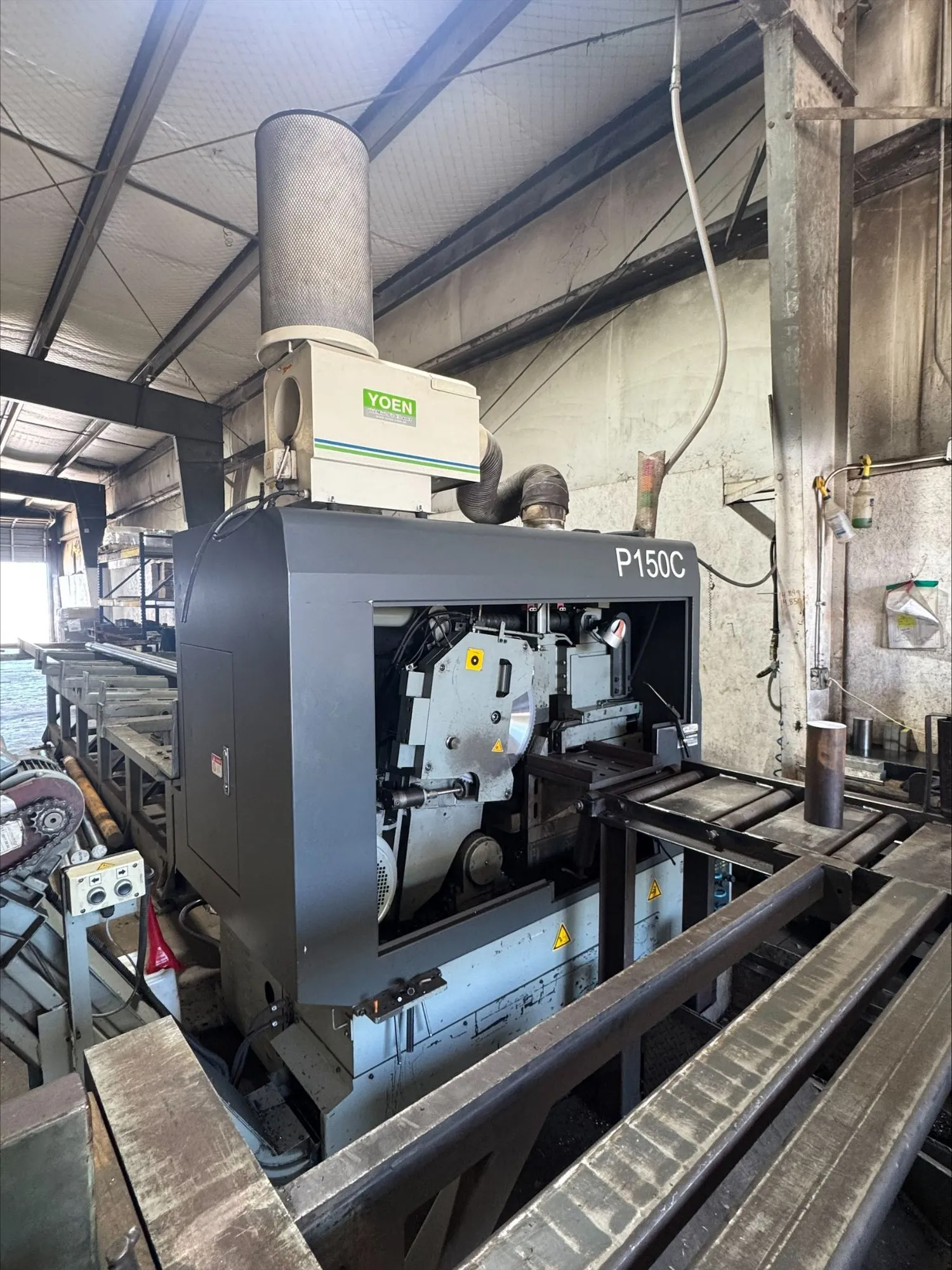 5.9" Marvel/Spartan #P150, CNC cold saw, 18.11" blade, 30-130 RPM, 20 HP, hydraulic clamping, automatic feed - Image 2