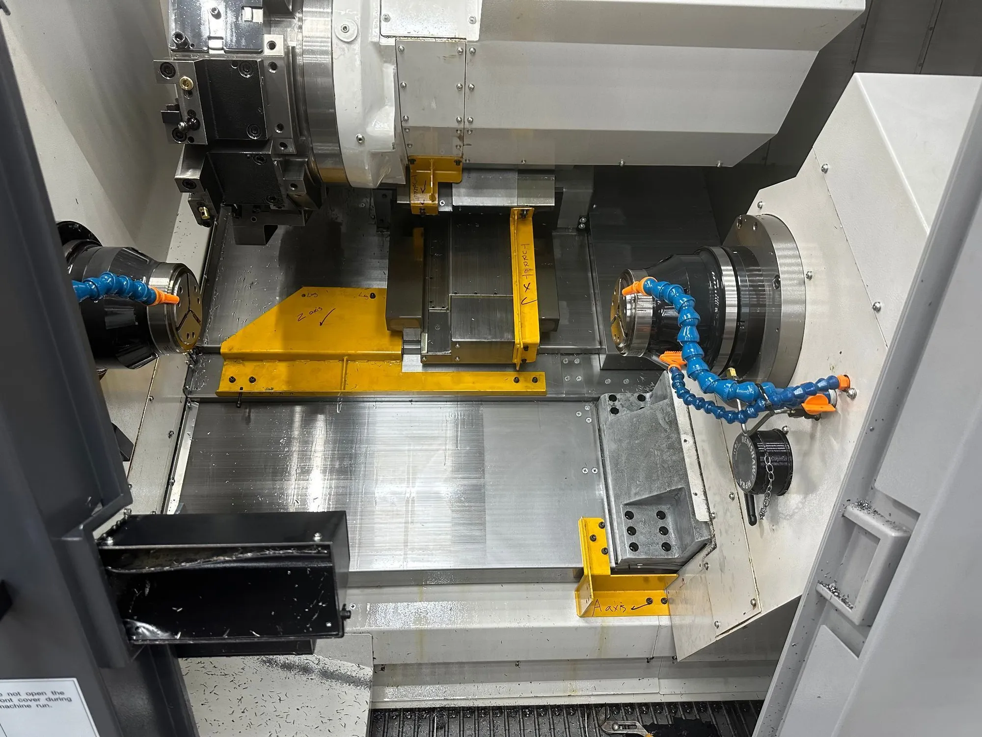 Takasawa #TS-3000-YS, multi-axis CNC lathe, 11-1/2" diameter, 3-1/16" bore, 10-1/4" X, 24-13/16" Z, 15 KW - Image 5
