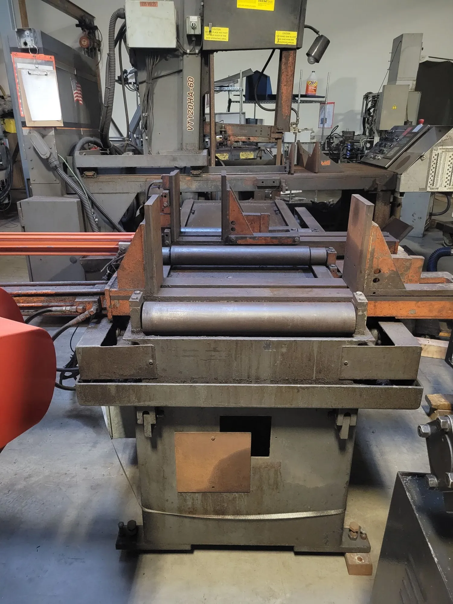 18" x 24" HEM #VT120HA-60, fully automatic vertical band saw, 1.25" blade, 7.5 HP, HEM Smart CNC control - Image 7