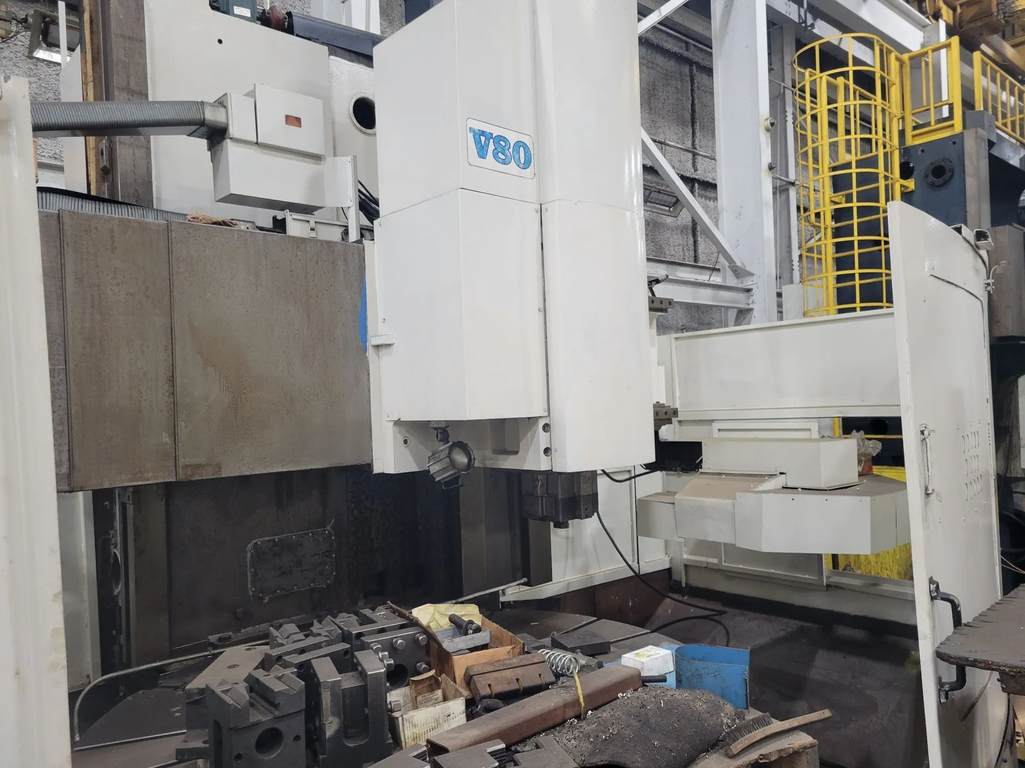 86" Olympia #V80, vertical boring mill, 280 RPM, 75 HP, 1999 - Image 1