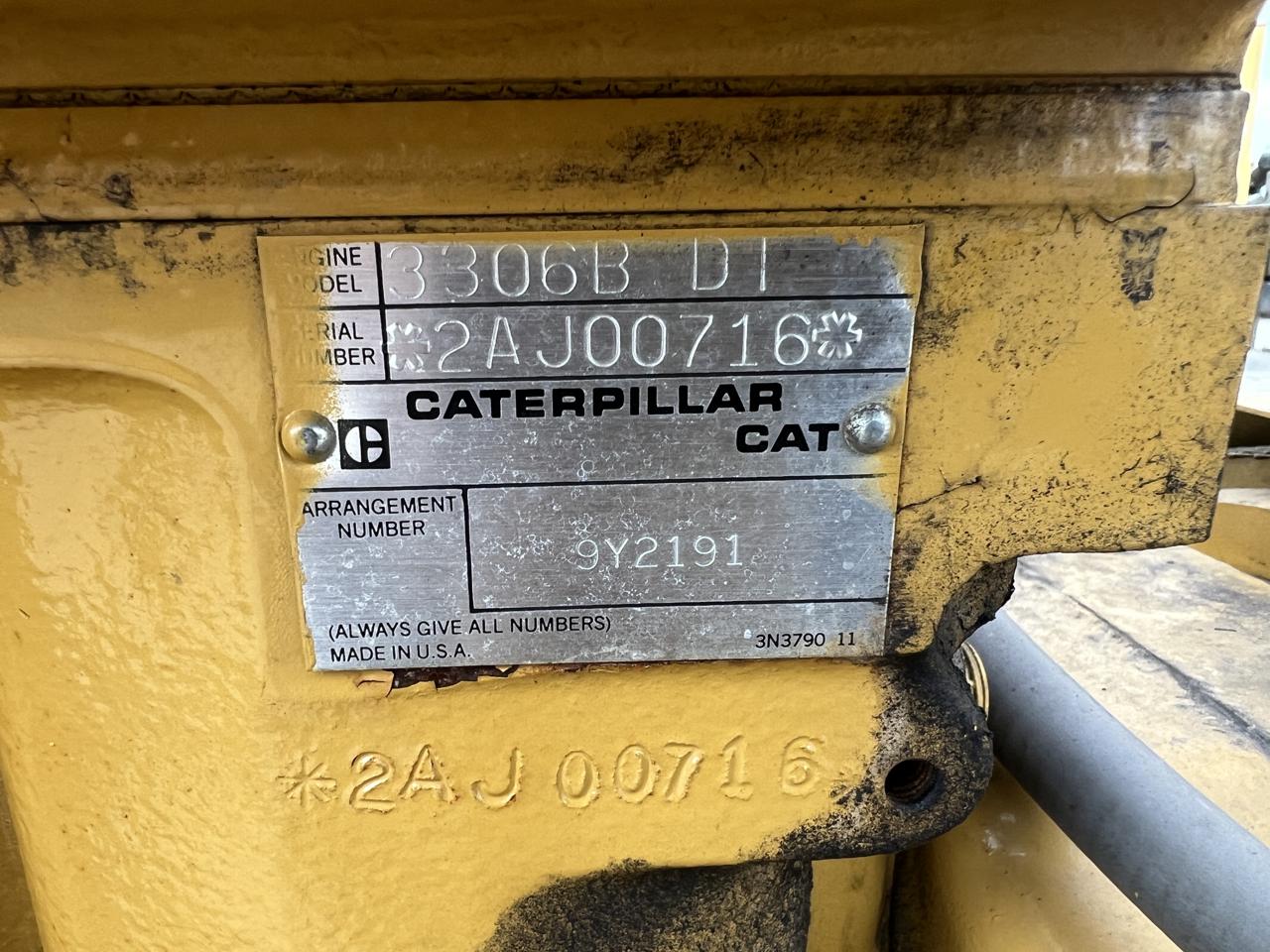 250 KW Caterpillar #SR4, diesel generator set, 3306 DITA engine, 480 Volts, 1/3 phase, open skid, 829 hours - Image 9