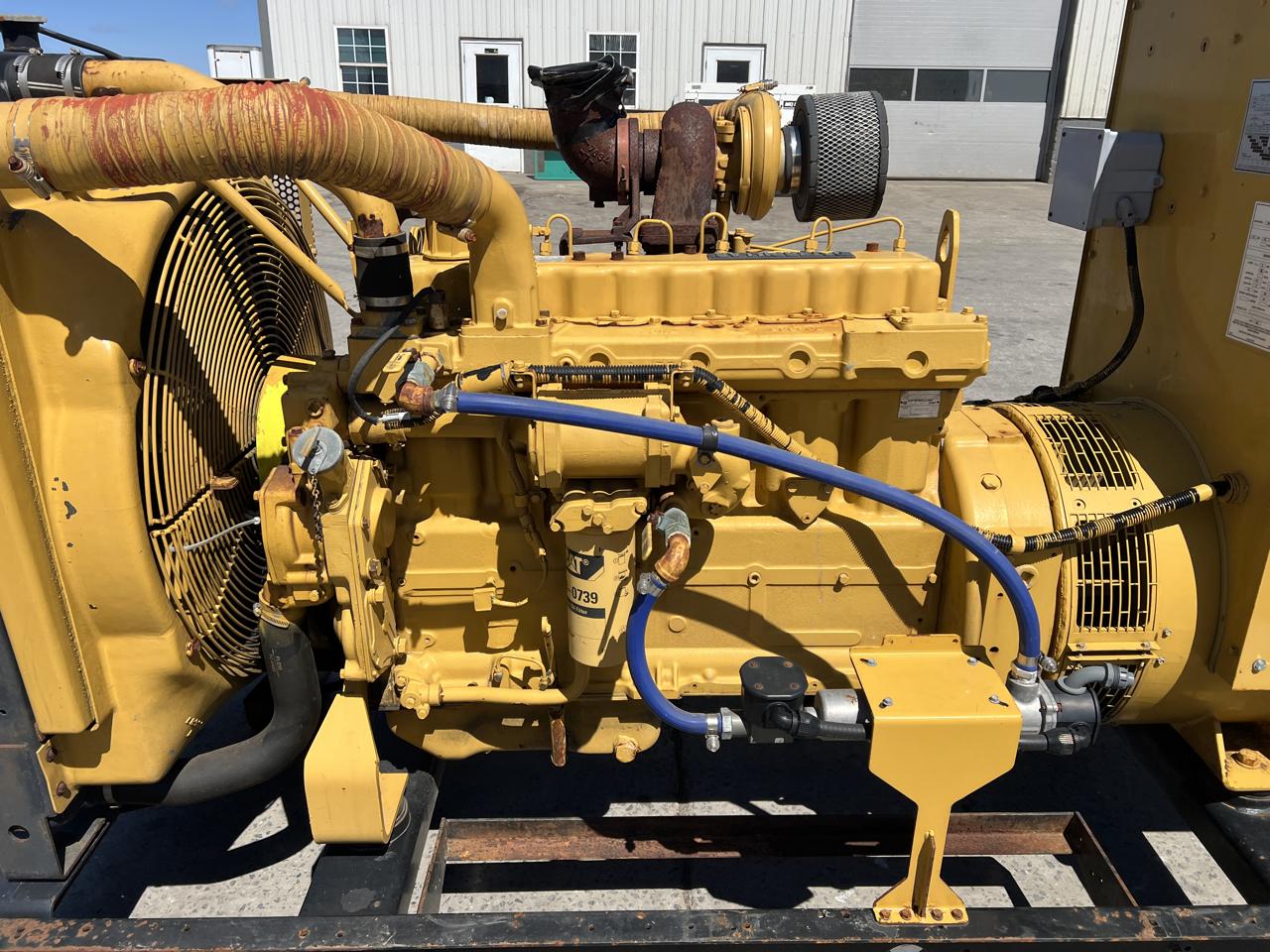 250 KW Caterpillar #SR4, diesel generator set, 3306 DITA engine, 120/208 Volts, 1/3 phase, open skid, 350 - Image 6