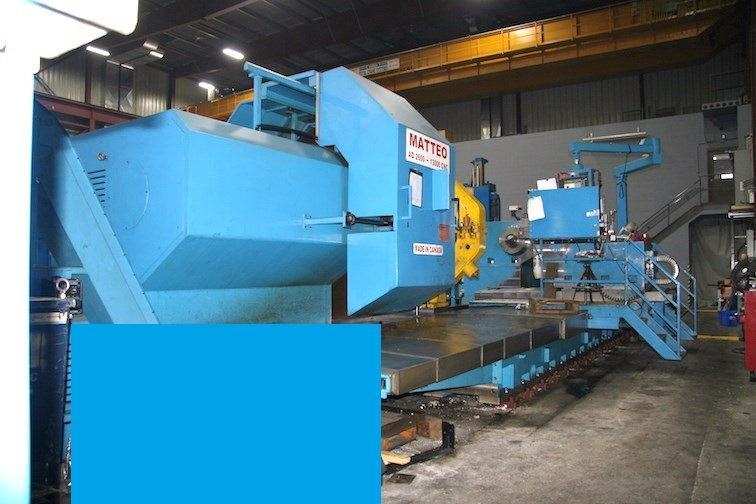 102" x 547" Matteo #AD-2600, 88" C/S, 137Ton wt capacity, 4-Way bed, 134HP,Siemens, #27342 - Image 1