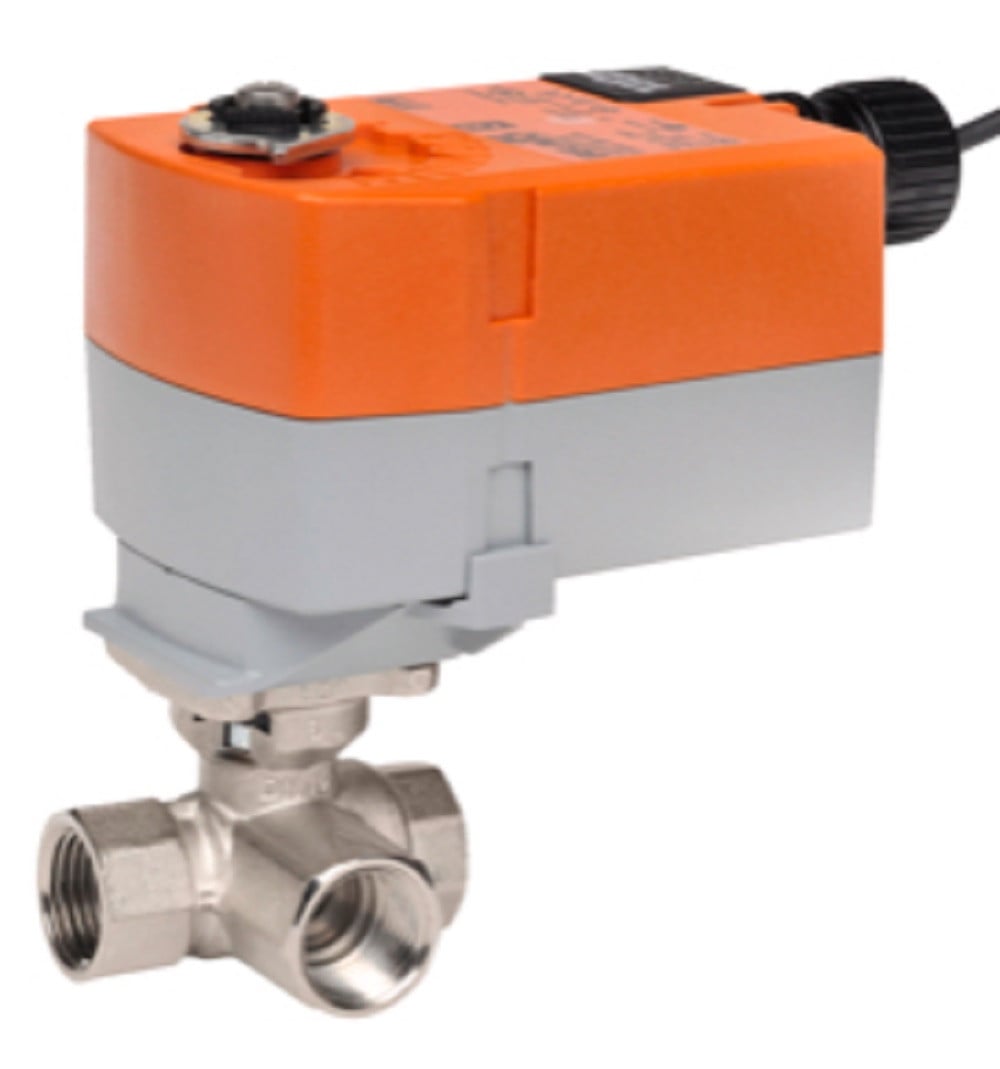 Belimo B312B/TFRB120 Characterized Control Valve (CCV), 1/2", 3-Way, Cv 3, NEW - Image 1
