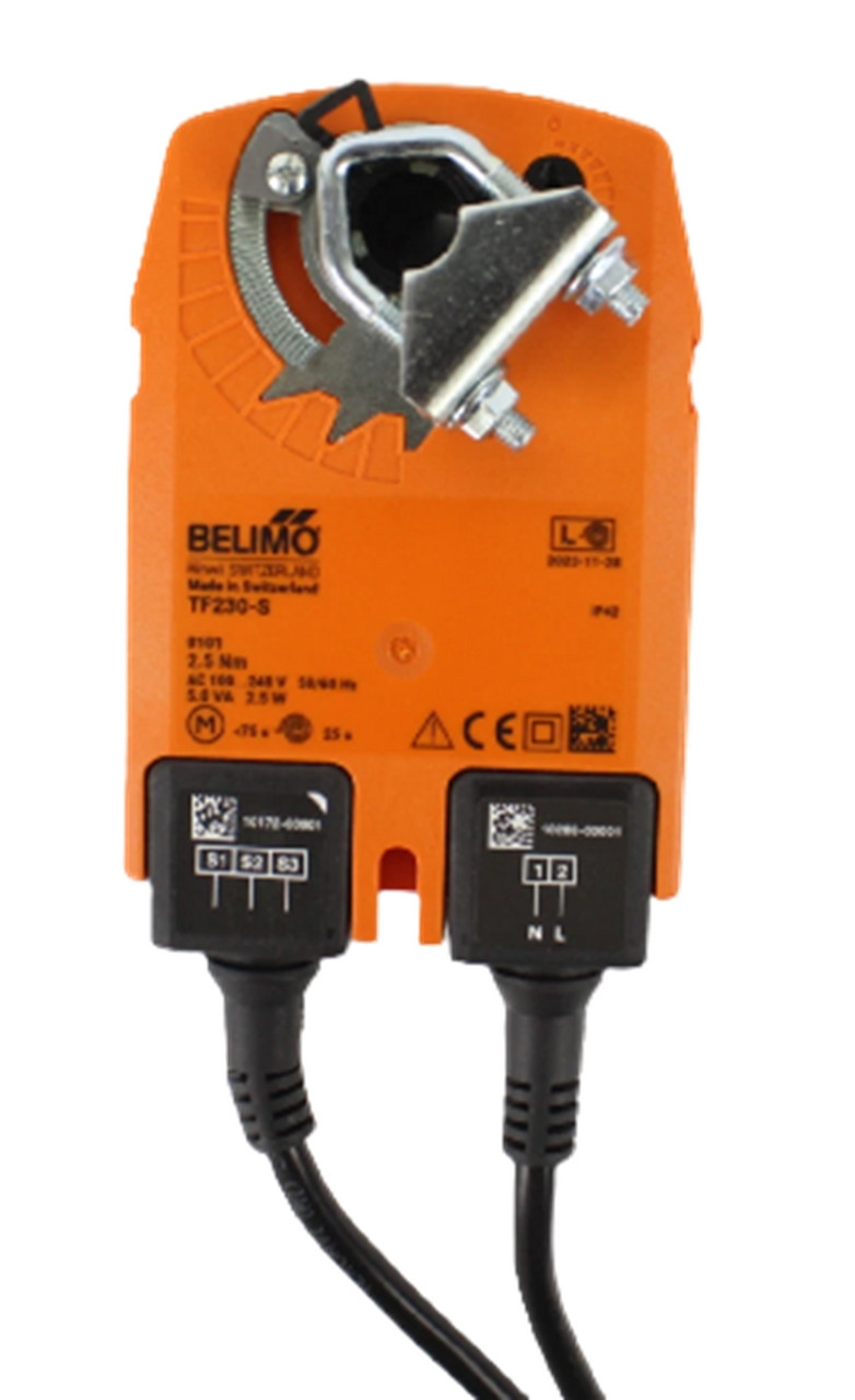 Belimo TF230-S Rotary Actuator, Fail-Safe, 2.5 Nm, AC 100...240 V, NEW - Image 1